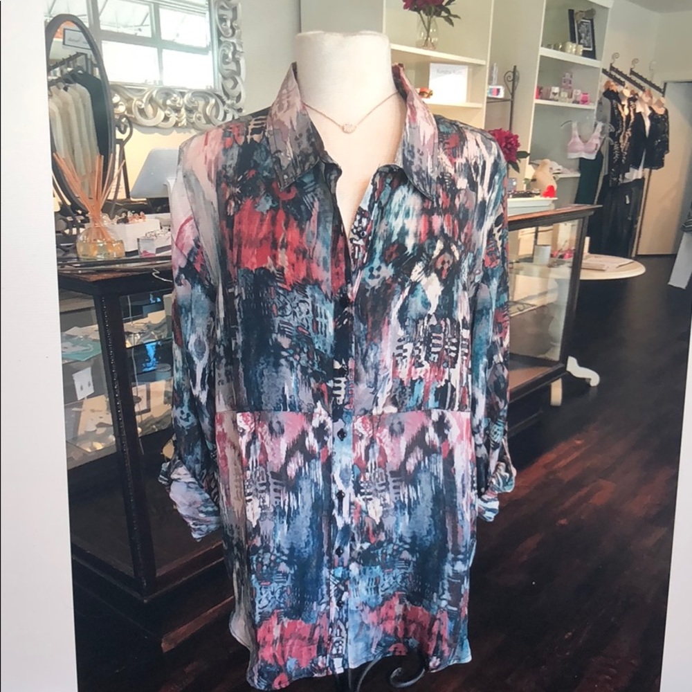 Tolani tunic in graphite